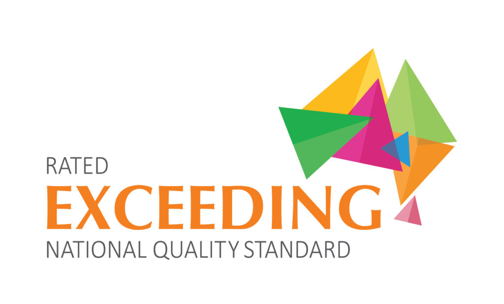 Rated Exceeding National Quality Standard award logo.